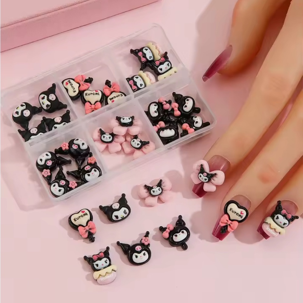 Kuromi Nail Charms 30 piece NEW
